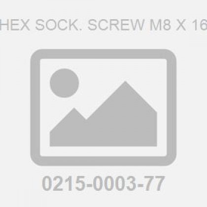 Hex Sock. Screw M8 X 16